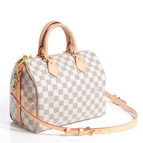 louis vuitton damier azur speedy 25|speedy 30 with shoulder strap.